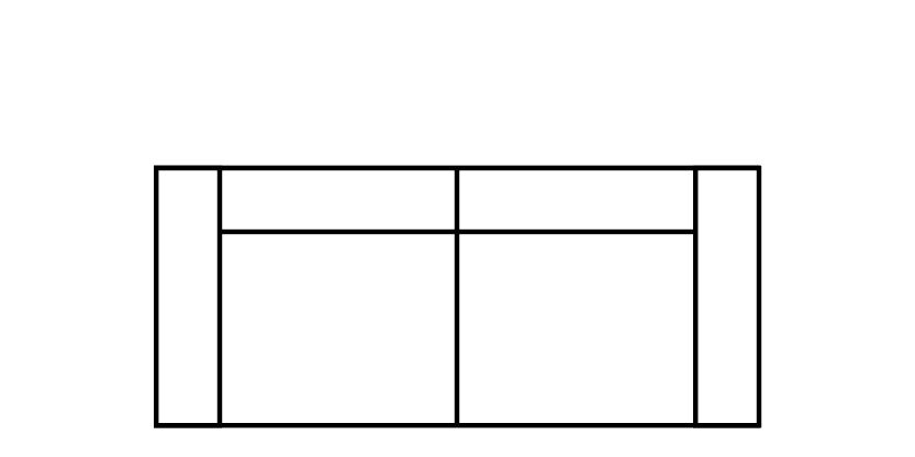 Sofa Crescent – 3-Sitzer Sofa