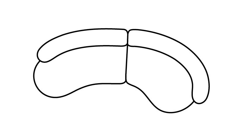 Sofa San Remo – 2,5-Sitzer Sofa Rechts