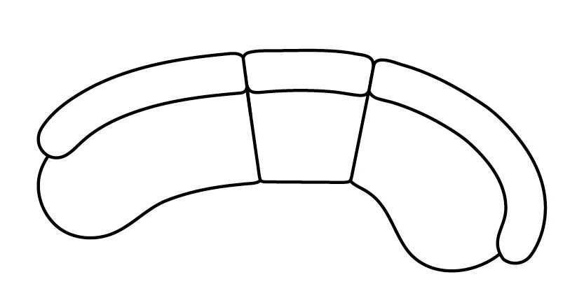 Sofa San Remo – 3,5-Sitzer Sofa Rechts